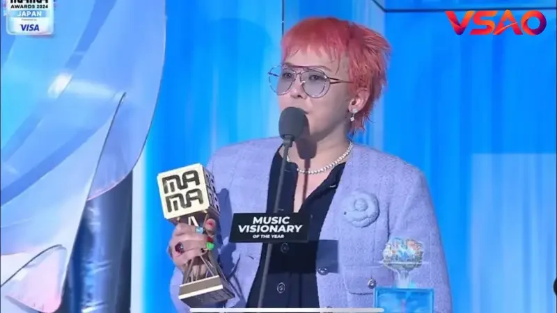 MAMA 2024: G-Dragon giành giải thưởng "Music Visionary of the Year"