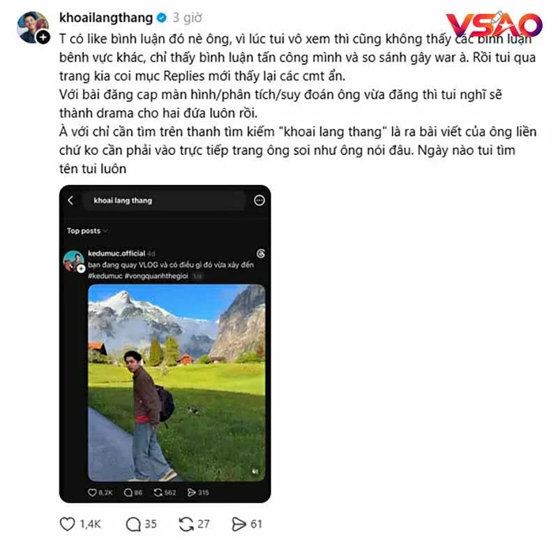 Khoai Lang Thang là ai? Tiểu sử và hành trình sự nghiệp