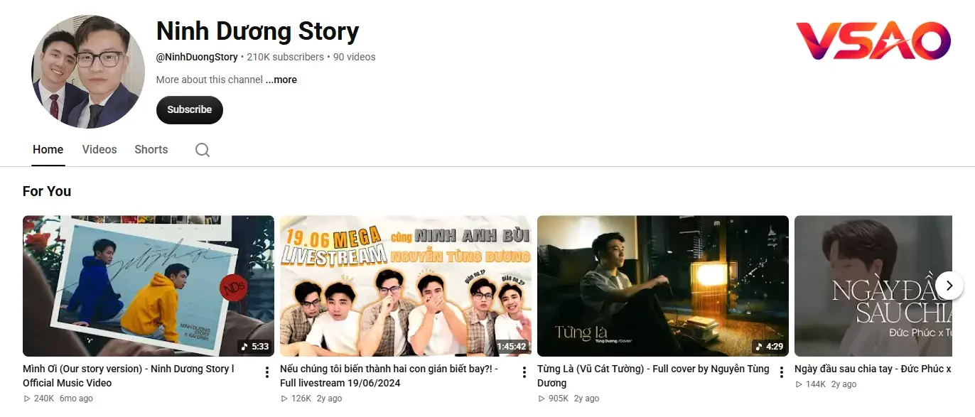 YouTube: Ninh Dương Story