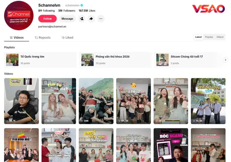 Tiktok Schannel