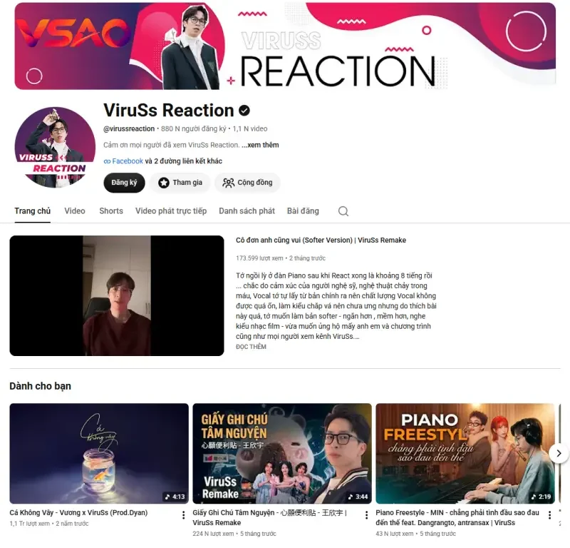 Kênh YouTube ViruSs