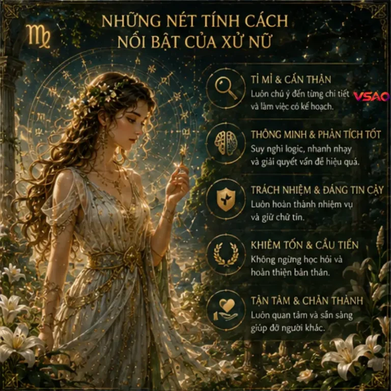Những nét tính cách nổi bật của Xử Nữ