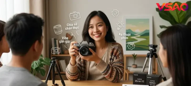 Một Micro Influencer đang chia sẻ chuyên môn