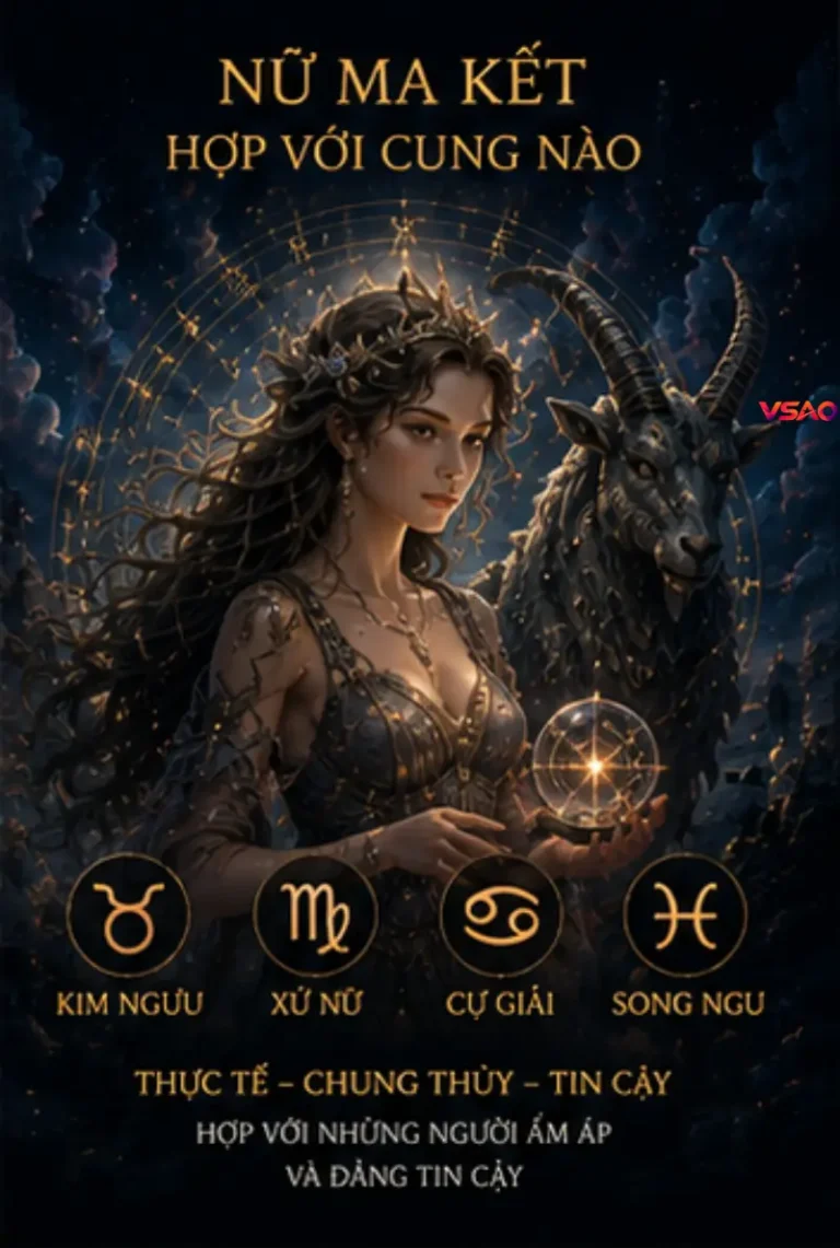 Nữ Ma Kết hợp với cung nào