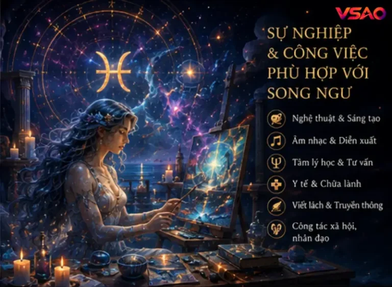 Sự nghiệp và công việc phù hợp với Song Ngư