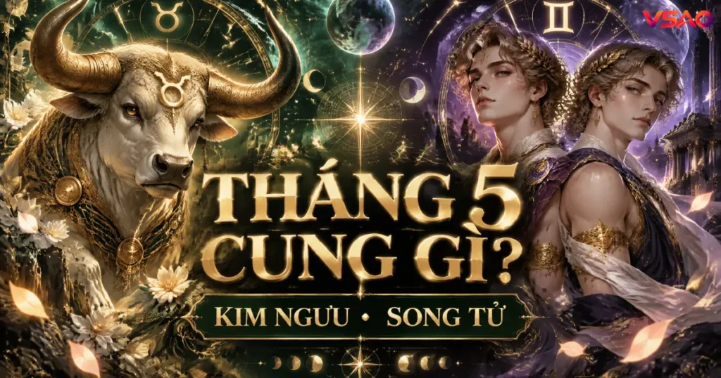 Tháng 5 cung gì? Cách xác định cung hoàng đạo theo ngày sinh