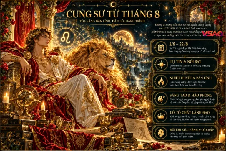 Cung Sư Tử tháng 8: Tự tin, nhiệt huyết và bản lĩnh