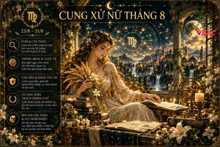Cung Xử Nữ tháng 8: Tỉ mỉ, thực tế và tận tâm
