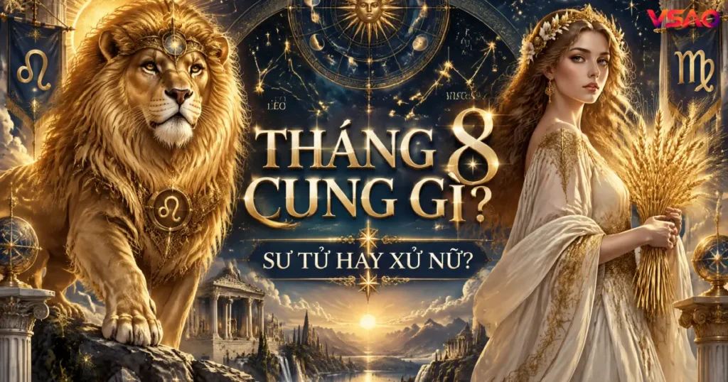 Tháng 8 cung gì? Cách xác định cung hoàng đạo theo ngày sinh