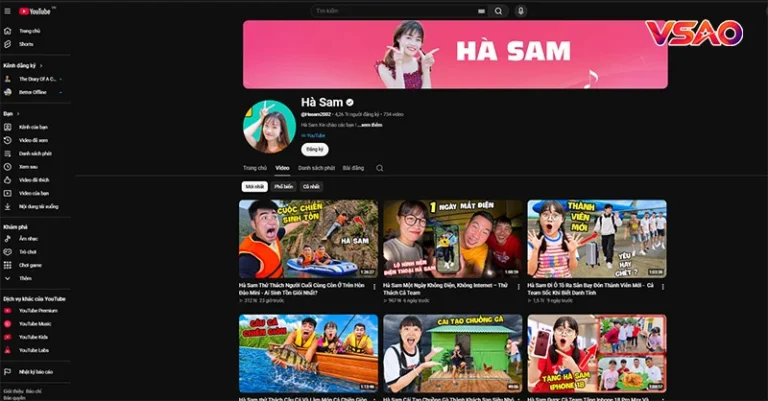 Hà Sam là ai? Tiểu sử, nội dung và các kênh chính thức